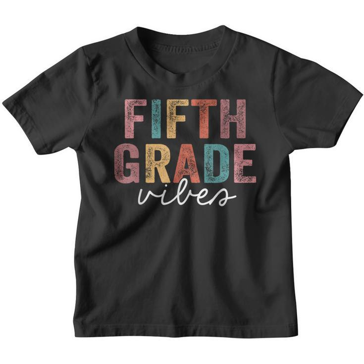 Back To School Fifth Grade Vibes Fifth Grade Teacher Women  Teacher Gifts Youth T-shirt