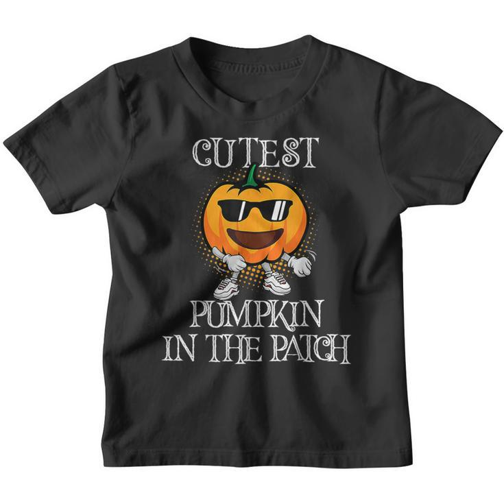 Cutest Pumpkin In The Patch Halloween Boys Toddlers Youth T-shirt