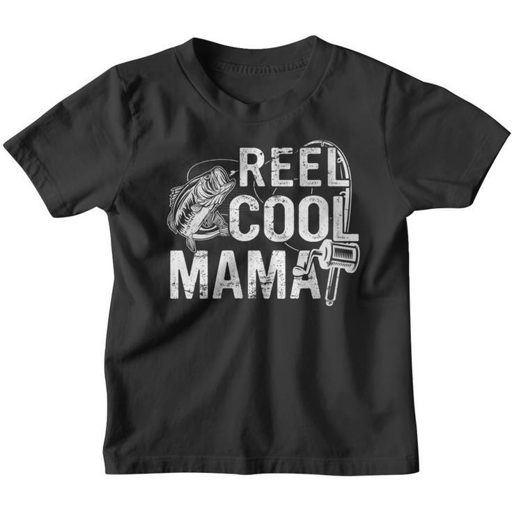 Distressed Reel Cool Mama Fishing Mothers Day  Gift For Womens Gift For Women Youth T-shirt