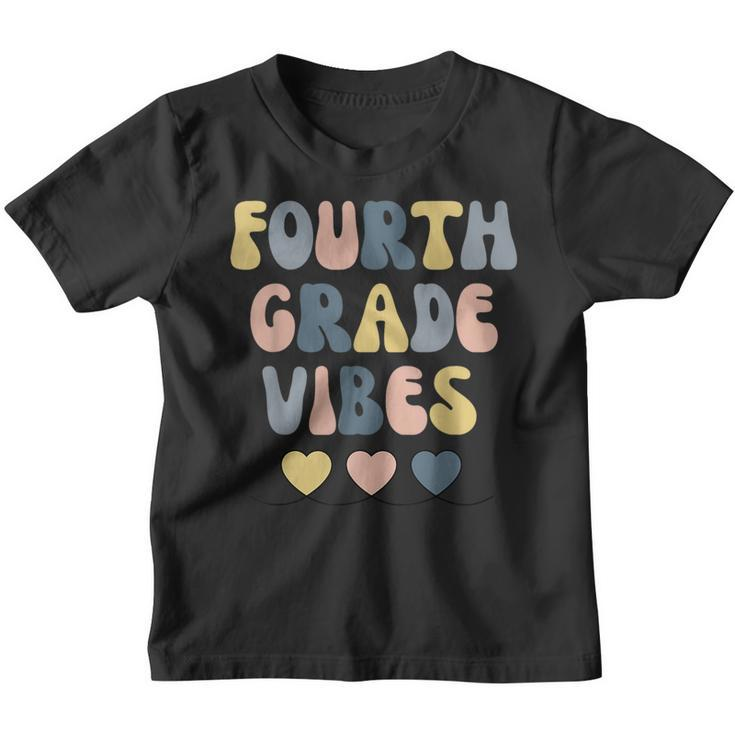 Fourth Grade Vibes 4Th Grade Vibes Squad Team Teacher  Teacher Gifts Youth T-shirt