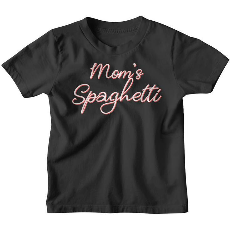 Funny Mothers Day Moms Spaghetti And Meatballs Lover Meme  Gift For Women Youth T-shirt