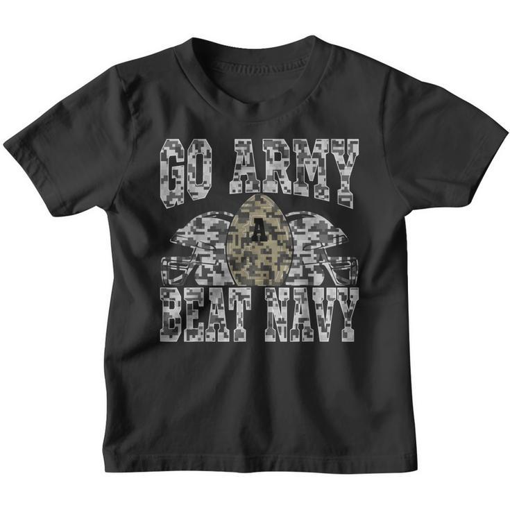 Go Army Beat Navy Americas Football Game Camo Design  Youth T-shirt