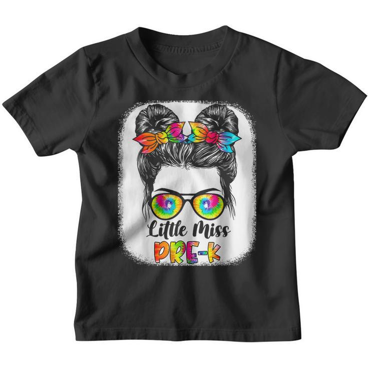 Happy First Day Of School Little Miss Pre-K For Student Girl  Youth T-shirt