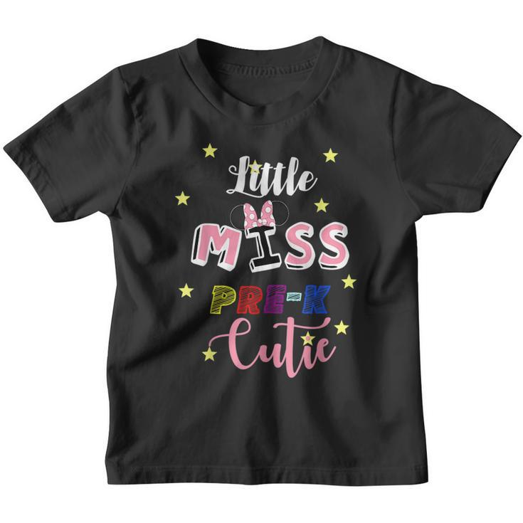 Little Miss Prek First Grade Girls 1St Day Of School  Youth T-shirt