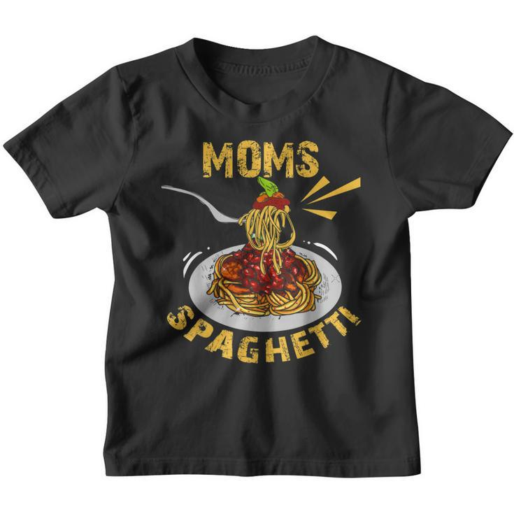 Moms Spaghetti Food Lovers Mothers Day Novelty  Gift For Women Youth T-shirt