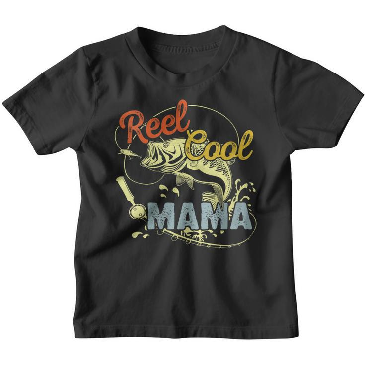 Mothers Day Funny Retro Reel Cool Mama Fishing Lover  Gift For Womens Gift For Women Youth T-shirt