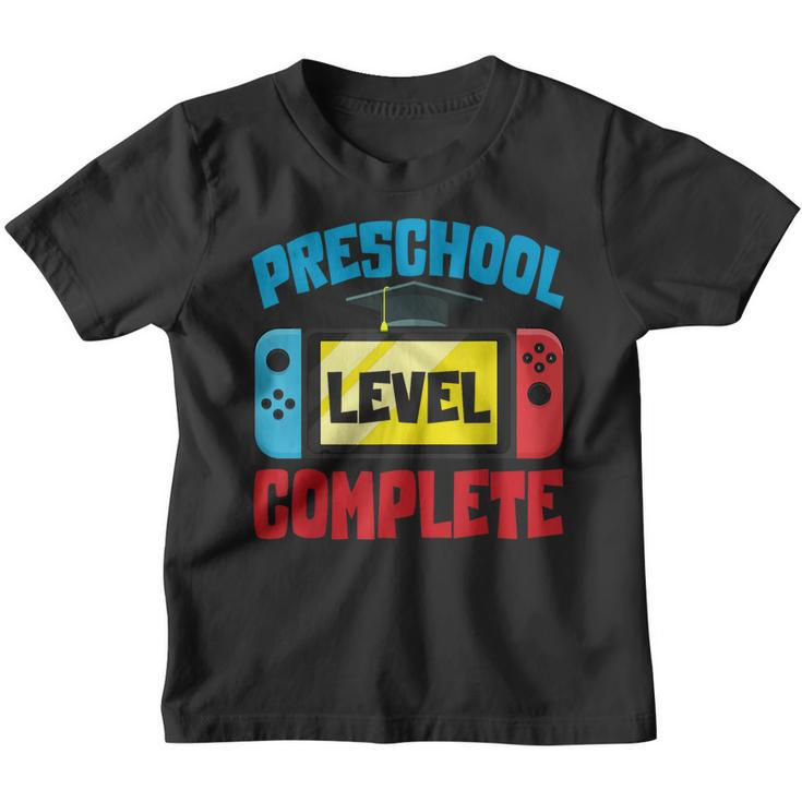 Preschool Graduation Level Complete Graduated Kids Boys Youth T-shirt