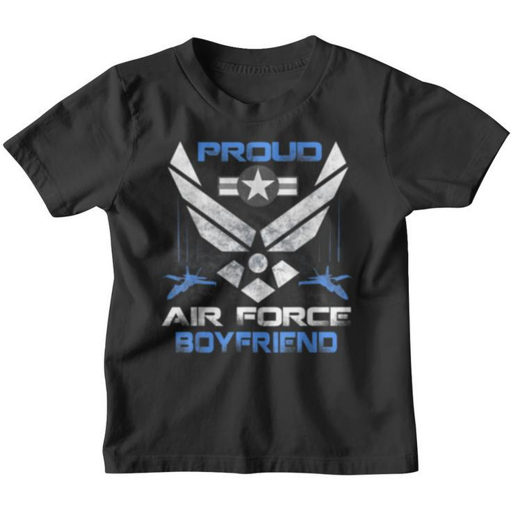 Proud Air Force Boyfriend  Veteran Pride   Youth T-shirt