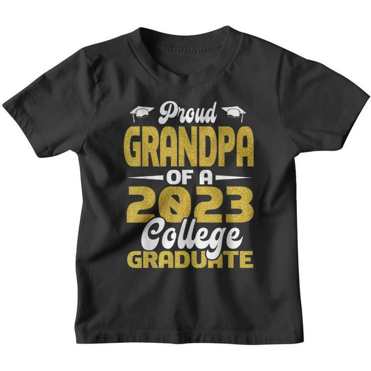 Proud Grandpa Of 2023 College Graduate  Graduation  Gift For Mens Youth T-shirt