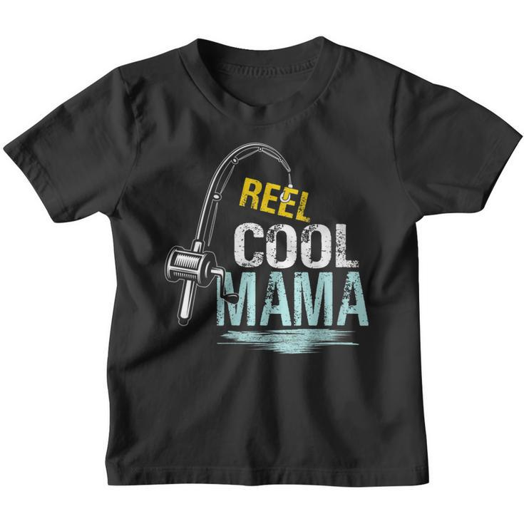 Reel Cool Mama Fishing Fisherman Funny Retro  Gift For Womens Gift For Women Youth T-shirt