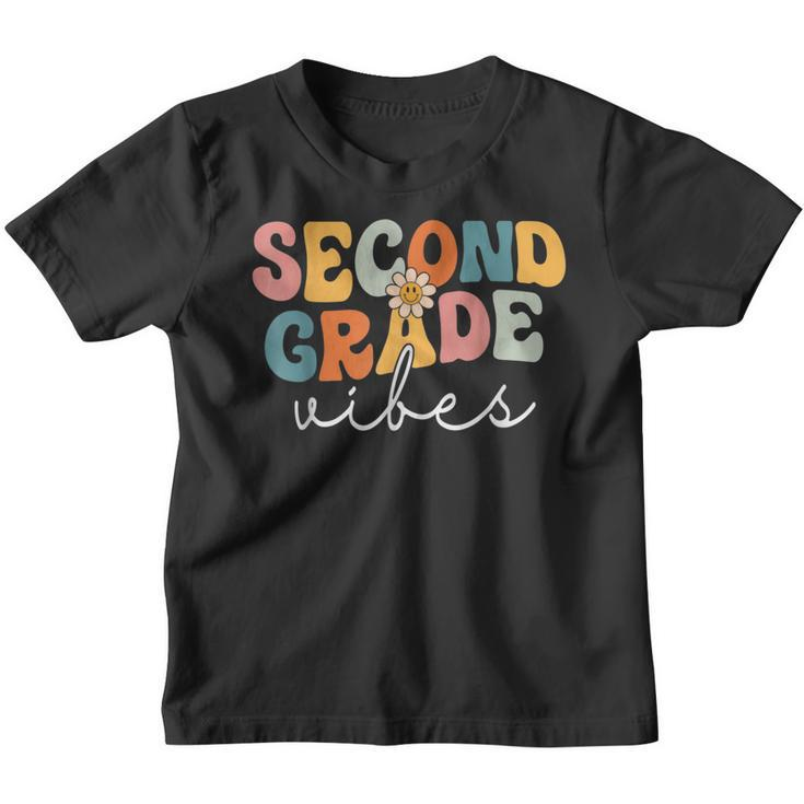 Retro Second Grade Vibes 2Nd Grade Team First Day Of School  Youth T-shirt