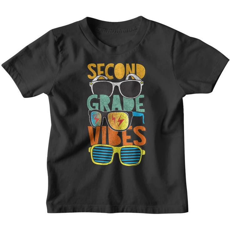 Second Grade Vibes Team 2Nd Grade Retro 1St Day Of School  Retro Gifts Youth T-shirt