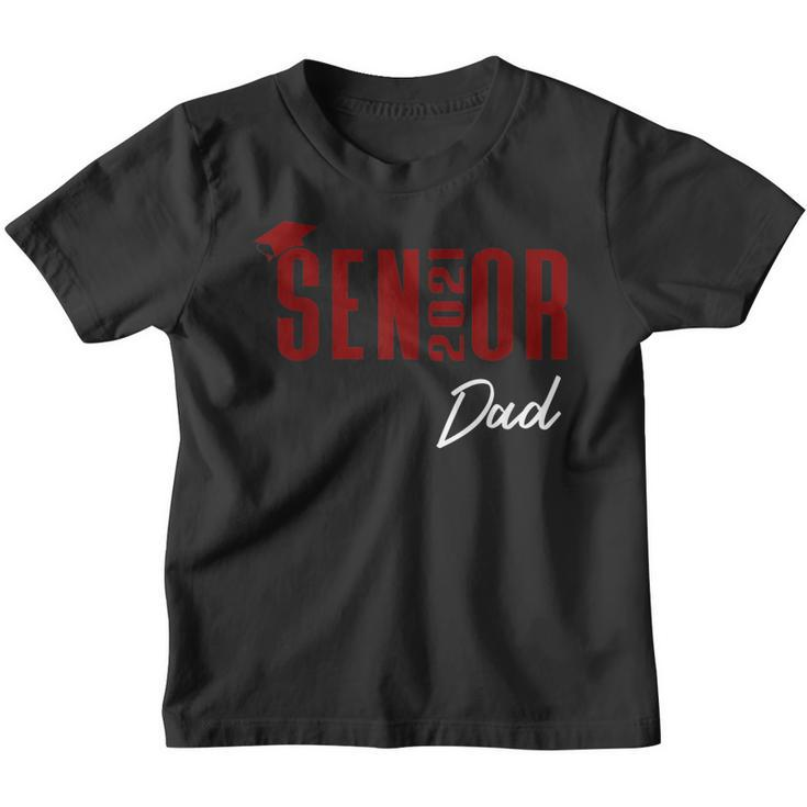 Senior 2021 Dad High School Color Maroon Graduation Cap  Youth T-shirt