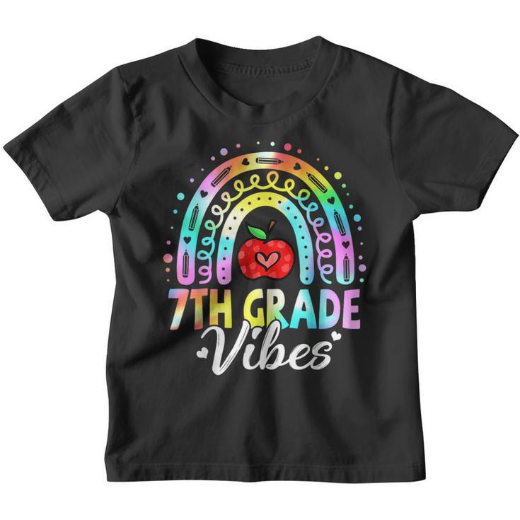 Seventh Grade Vibes 7Th Grade Team Rainbow 1St Day Of School  Rainbow Gifts Youth T-shirt