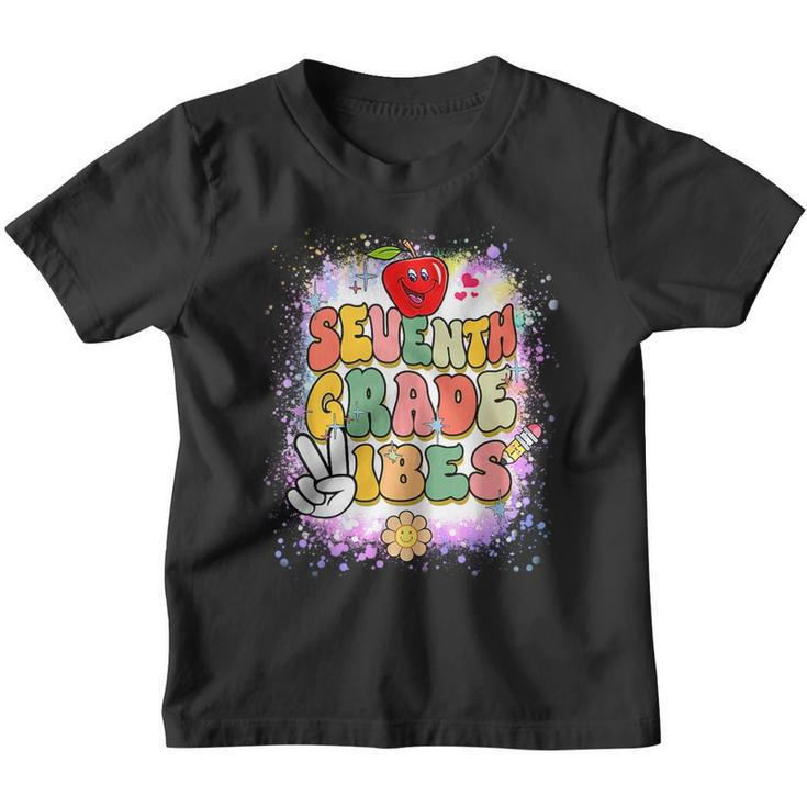 Seventh Grade Vibes Back To School 7Th Grade 1St Day Tie Dye  Youth T-shirt