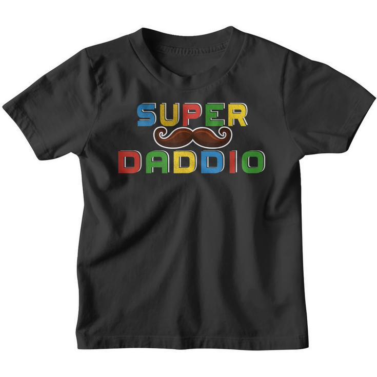 Superdaddio Dad Papa Daddy  Funny For Father Lovers Game  Youth T-shirt