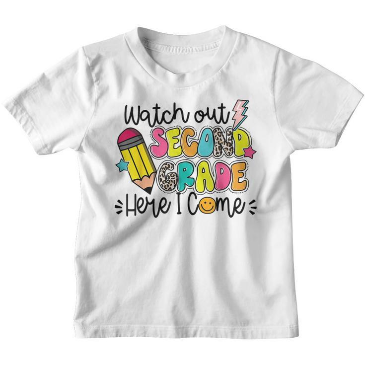 Back To School Watch Out Second Grade Here I Come 2024  Youth T-shirt