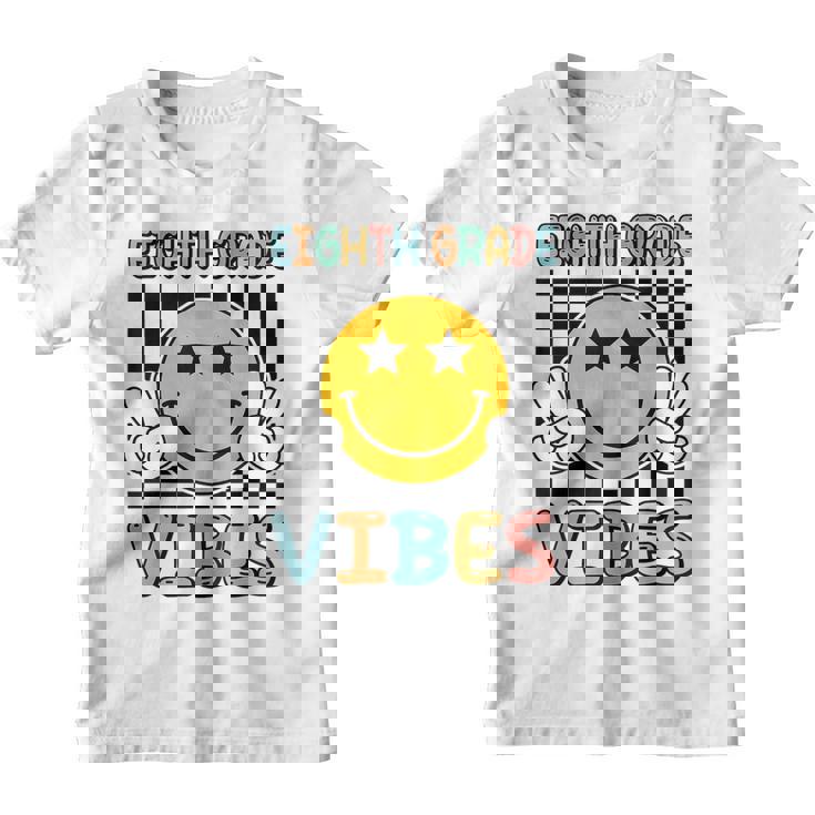 Eighth Grade Vibes 8Th Grade Retro Teacher 1St Day Of School  Gifts For Teacher Funny Gifts Youth T-shirt
