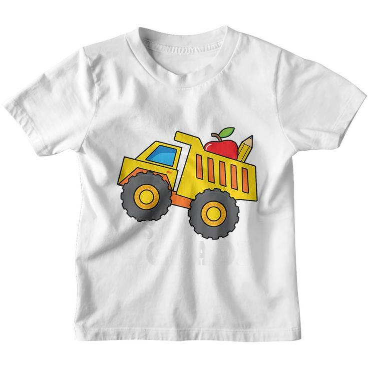 Kids I Dig 1St Grade Dump Truck Construction Back To School Boys  Youth T-shirt
