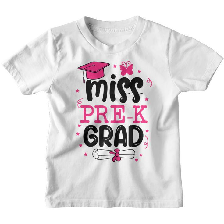 Kids Little Girls Miss Pre-K Graduation Prek Last Day School   Youth T-shirt