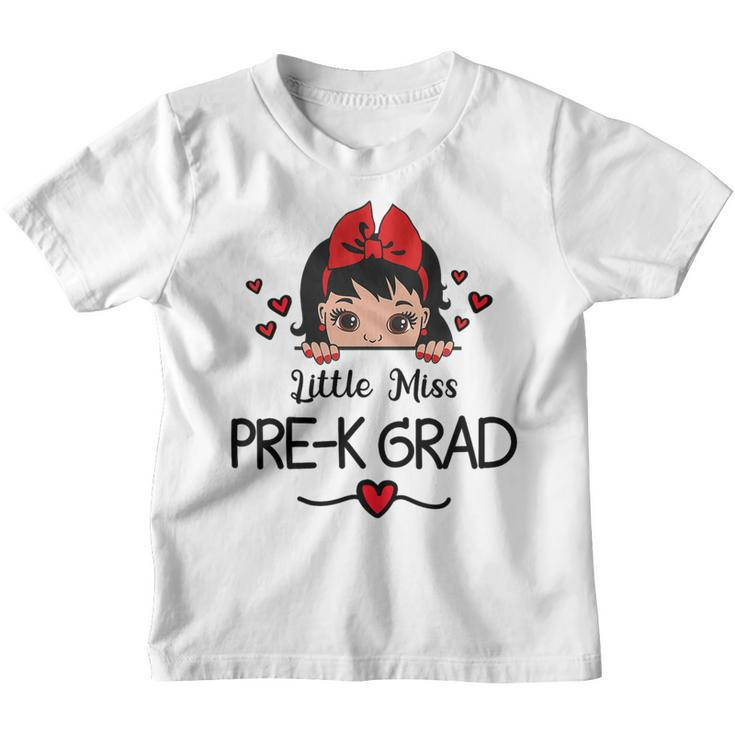 Kids Little Miss Pre-K Grad Last Day Of Preschool  Youth T-shirt