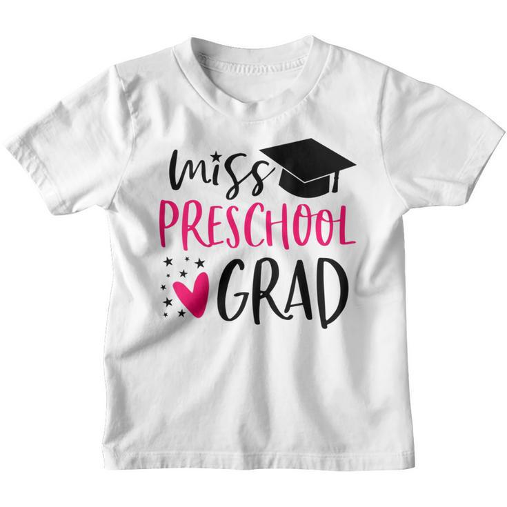 Kids Preschool Graduation  For Girl 2019 Miss Preschool Grad Youth T-shirt
