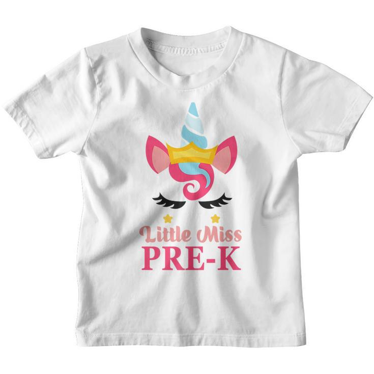 Little Miss Pre-K First Day Of School A Pre-K   Youth T-shirt
