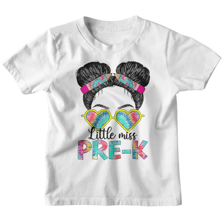 Little Miss Pre-K Girls Back To School 2022 Pre-K Preschool  Youth T-shirt