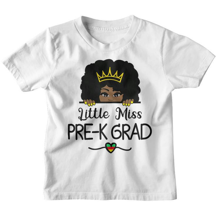 Little Miss Pre-K Graduation Prek Graduation Preschool  Youth T-shirt