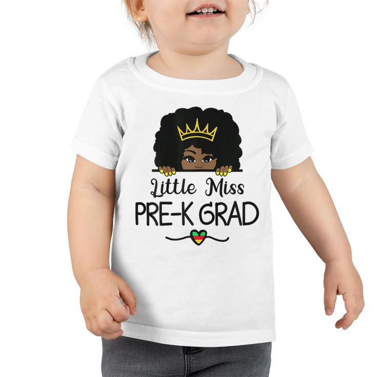 Little Miss Pre-K Graduation Prek Graduation Preschool  Toddler Tshirt