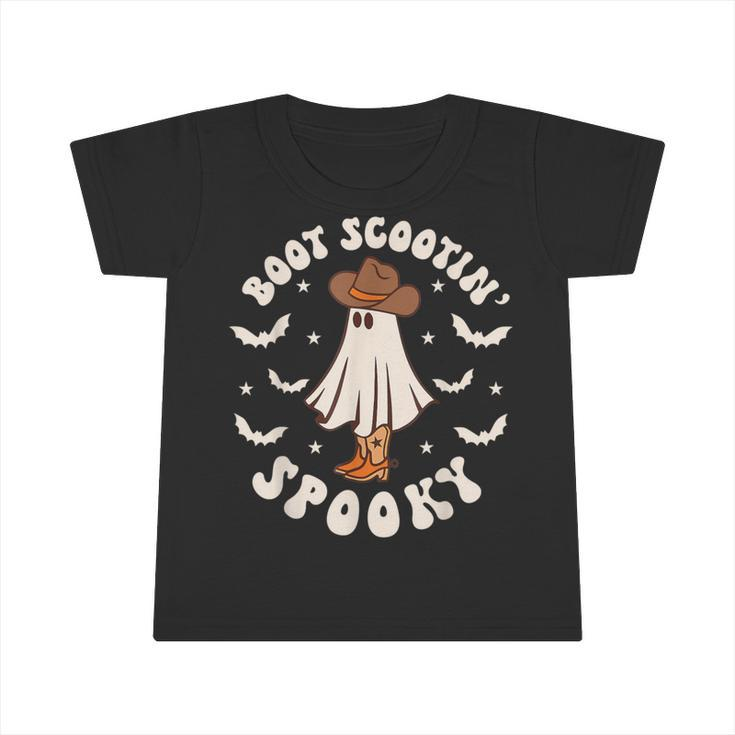 Cowboy Ghost Boot Scooting Spooky Western Halloween Infant Tshirt