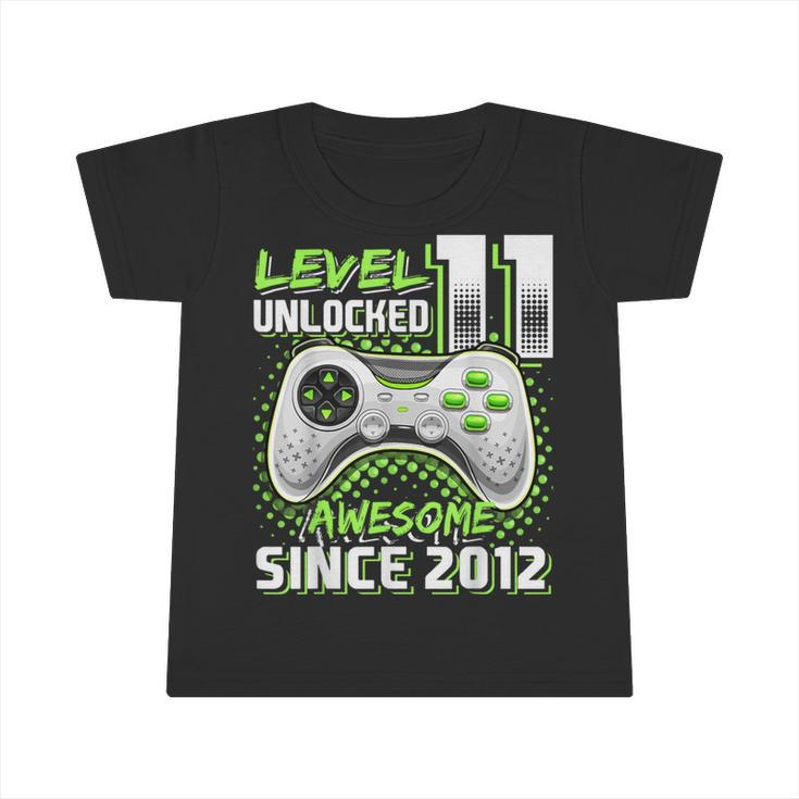Level 11 Unlocked Awesome 2012 Video Game 11Th Birthday Boy Infant Tshirt