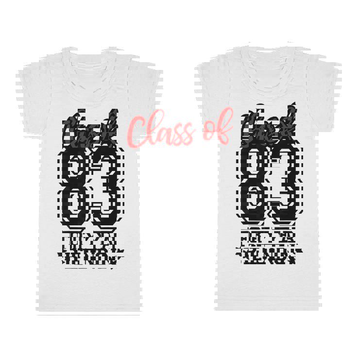 Class Of 1983 Group Reunion40 Year 83 School Spirit Infant Tshirt