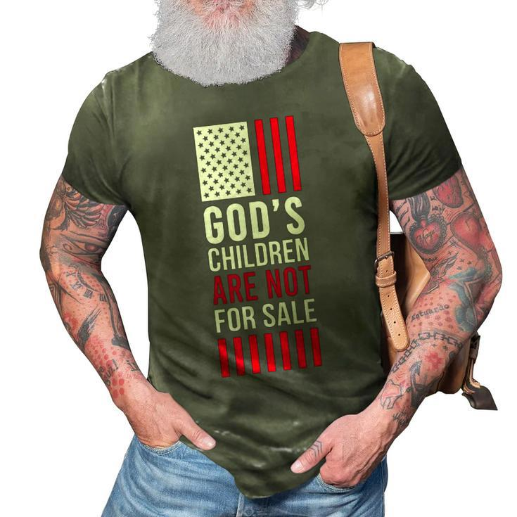 Funny Gods Children Are Not For Sale 3D Print Casual Tshirt