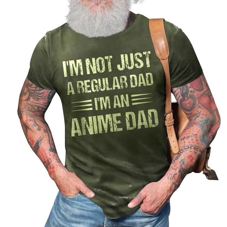 Anime Fathers Birthday Im An Anime Dad Fathers Day Anime  Gift For Women 3D Print Casual Tshirt