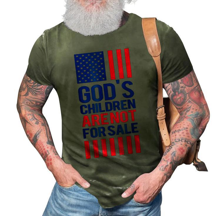Gods Children Are Not For Sale Jesus Christ Christian  3D Print Casual Tshirt