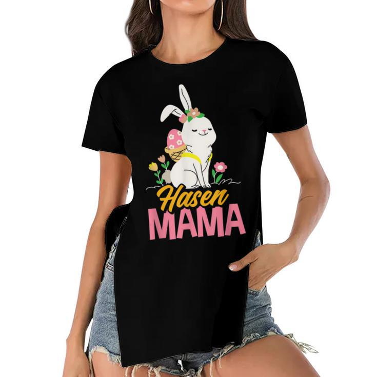 Rabbit Pet Rabbit Mum  Gift For Women Women's Short Sleeves T-shirt With Hem Split