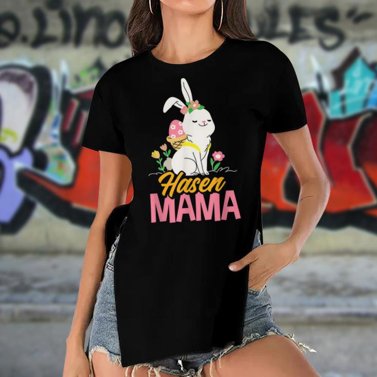 Rabbit Pet Rabbit Mum Gift For Women Women's Short Sleeves T-shirt With Hem Split
