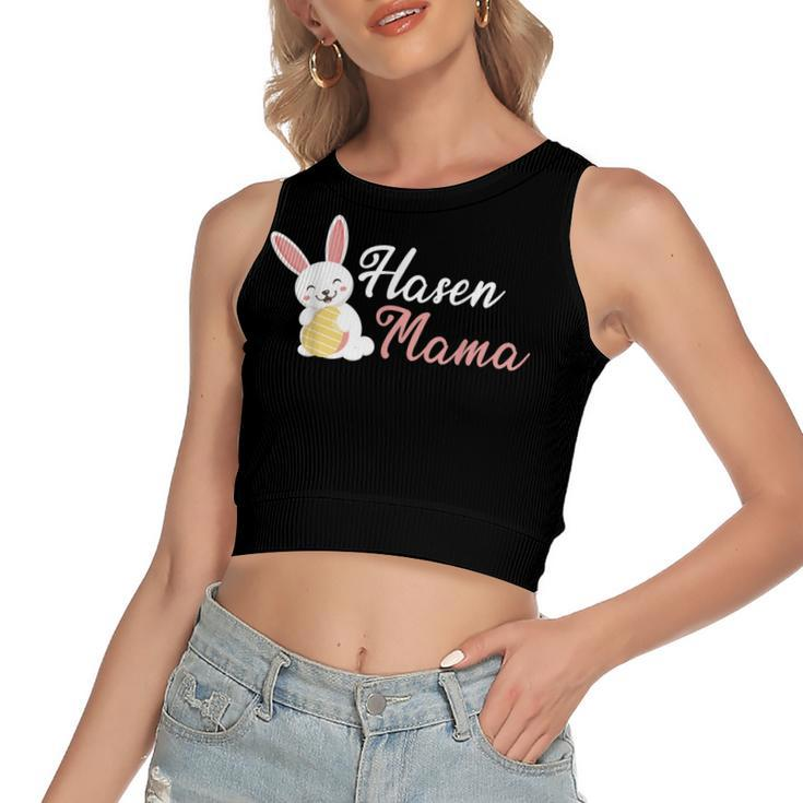 Rabbit Mum Easter Rabbit Mum Rabbit Women's Crop Top Tank Top