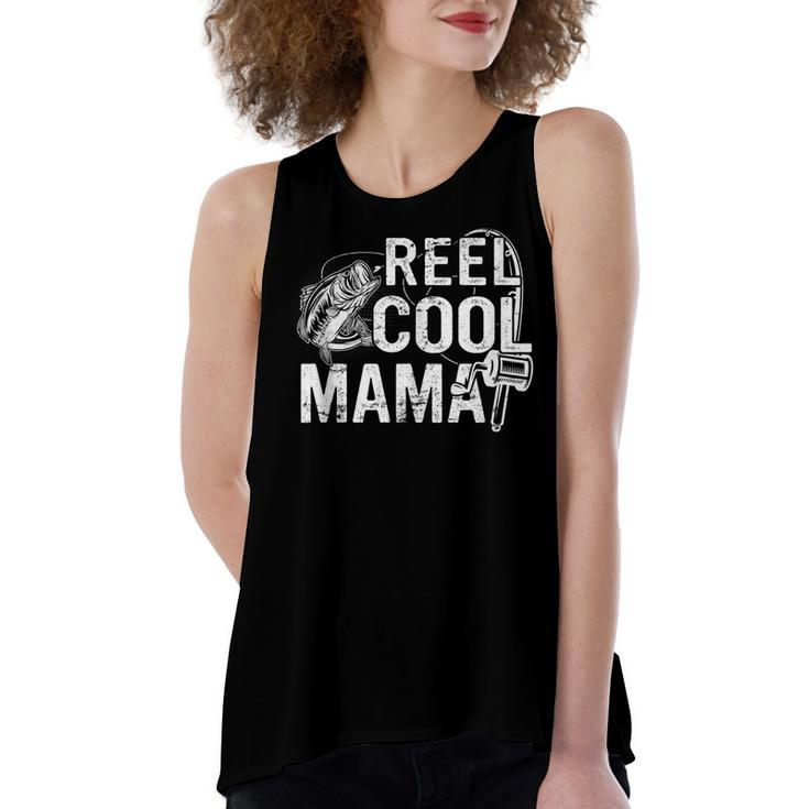Distressed Reel Cool Mama Fishing Women's Loose Tank Top