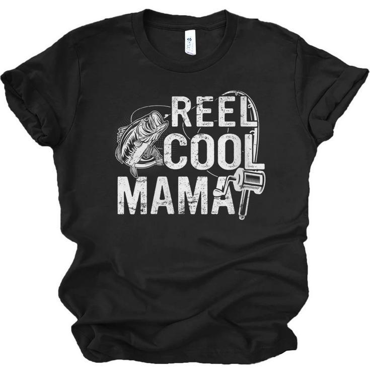 Distressed Reel Cool Mama Fishing  Jersey T-Shirt