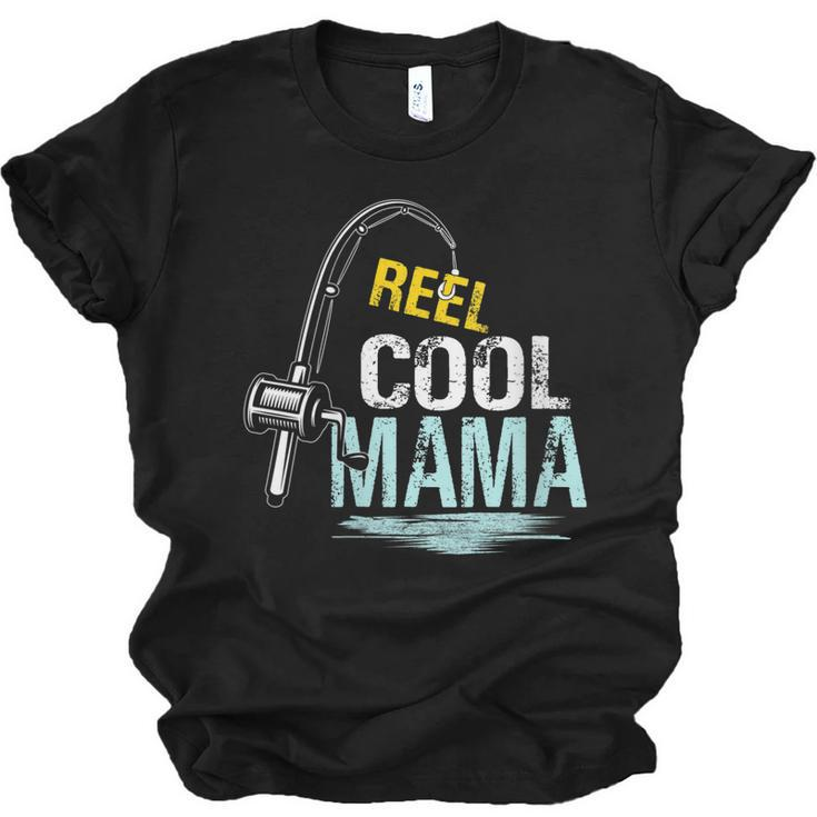 Reel Cool Mama Fishing Fisherman Retro  Jersey T-Shirt