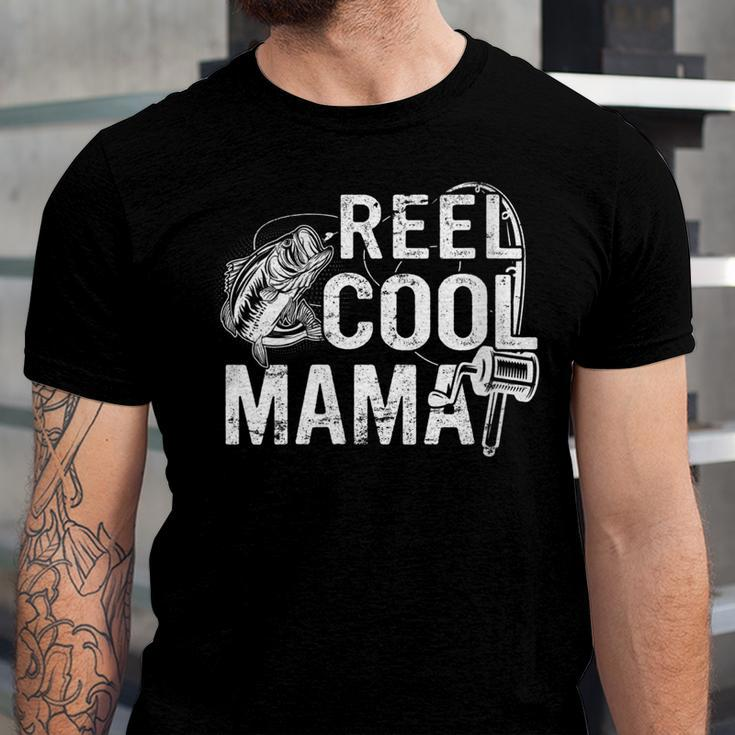 Distressed Reel Cool Mama Fishing Jersey T-Shirt
