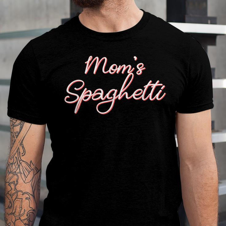 Moms Spaghetti And Meatballs Lover Meme Jersey T-Shirt