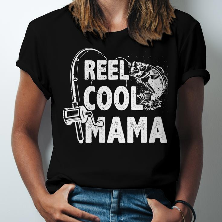 Family Lover Reel Cool Mama Fishing Fisher Fisherman Jersey T-Shirt
