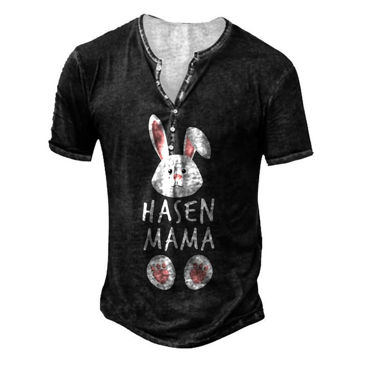 Rabbit Mum Family Partner Look Easter Bunny Easter For Women Men's Henley T-Shirt