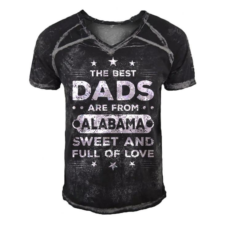 Alabama Dad Funny Saying Home State  Gift For Mens Gift For Women Men's Short Sleeve V-neck 3D Print Retro Tshirt