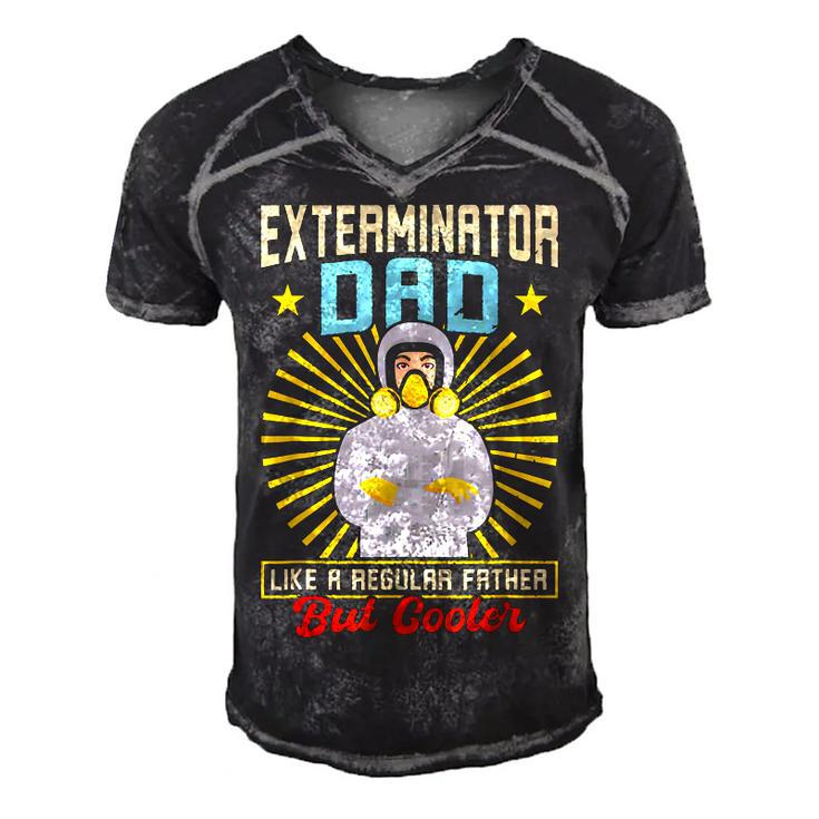 Exterminator Dad Pest Control Funny  Gift For Women Men's Short Sleeve V-neck 3D Print Retro Tshirt