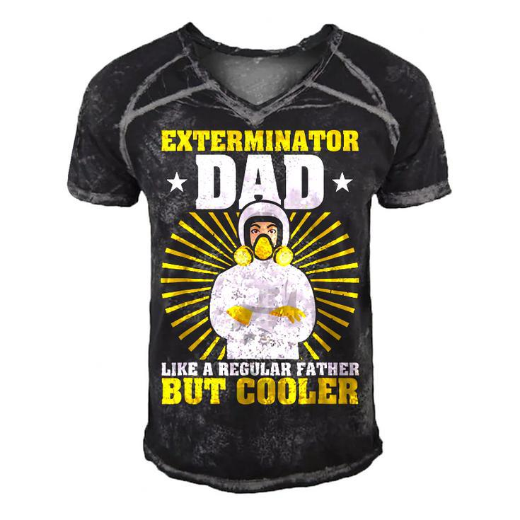 Exterminator Dad Pest Control  Gift For Women Men's Short Sleeve V-neck 3D Print Retro Tshirt