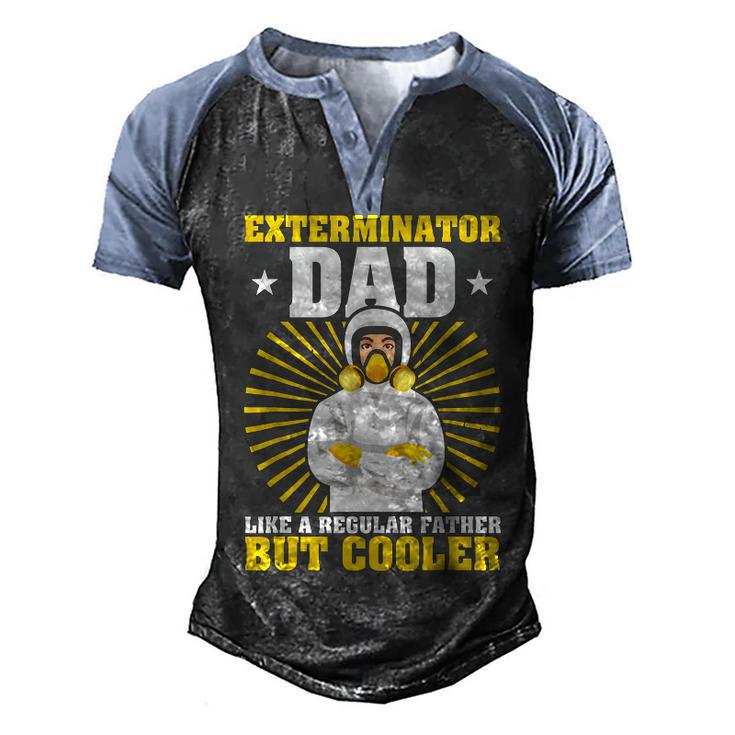 Exterminator Dad Pest Control Men's Henley Raglan T-Shirt